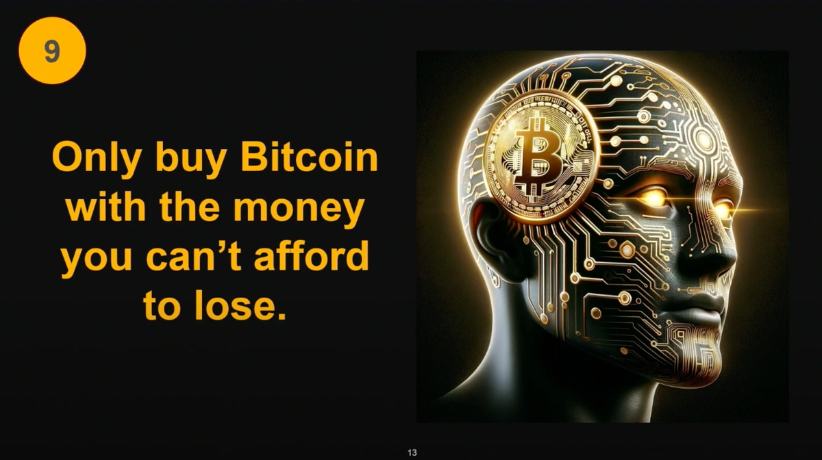 21 Rules of Bitcoin by Michael Saylor's in BTC Prague